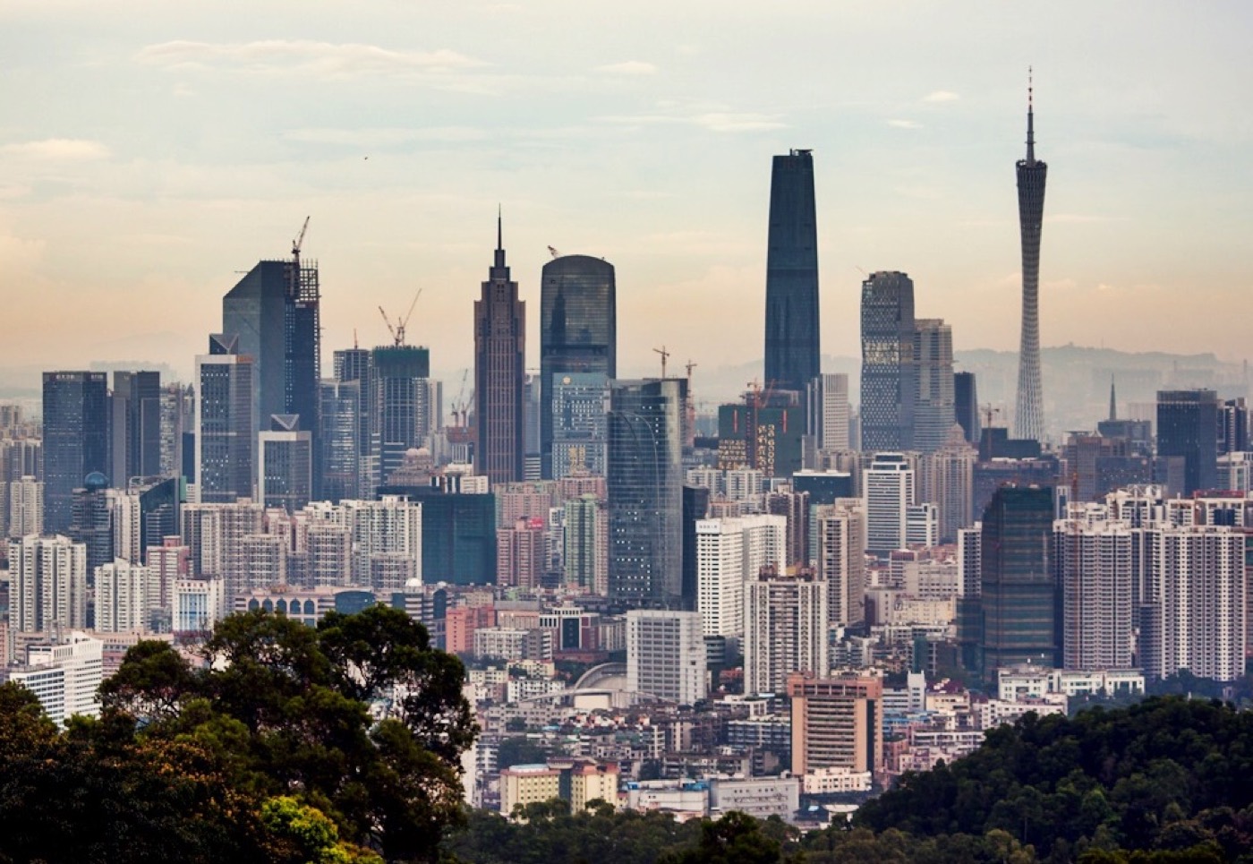Guangzhou city skyline