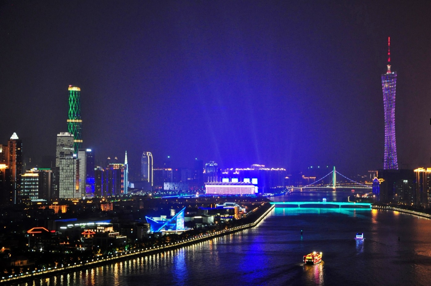Pearl River waterfront in Guangzhou
