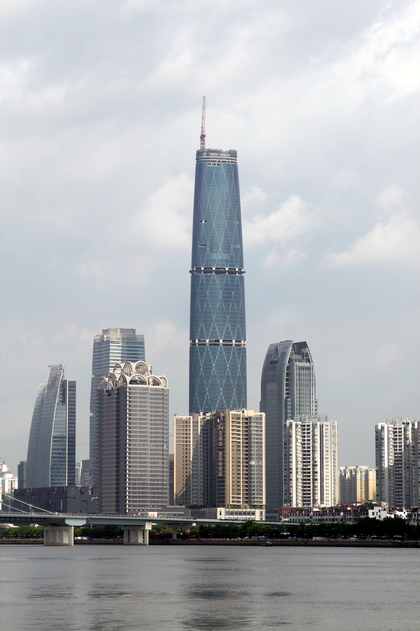 Zhujiang New Town business district in Guangzhou